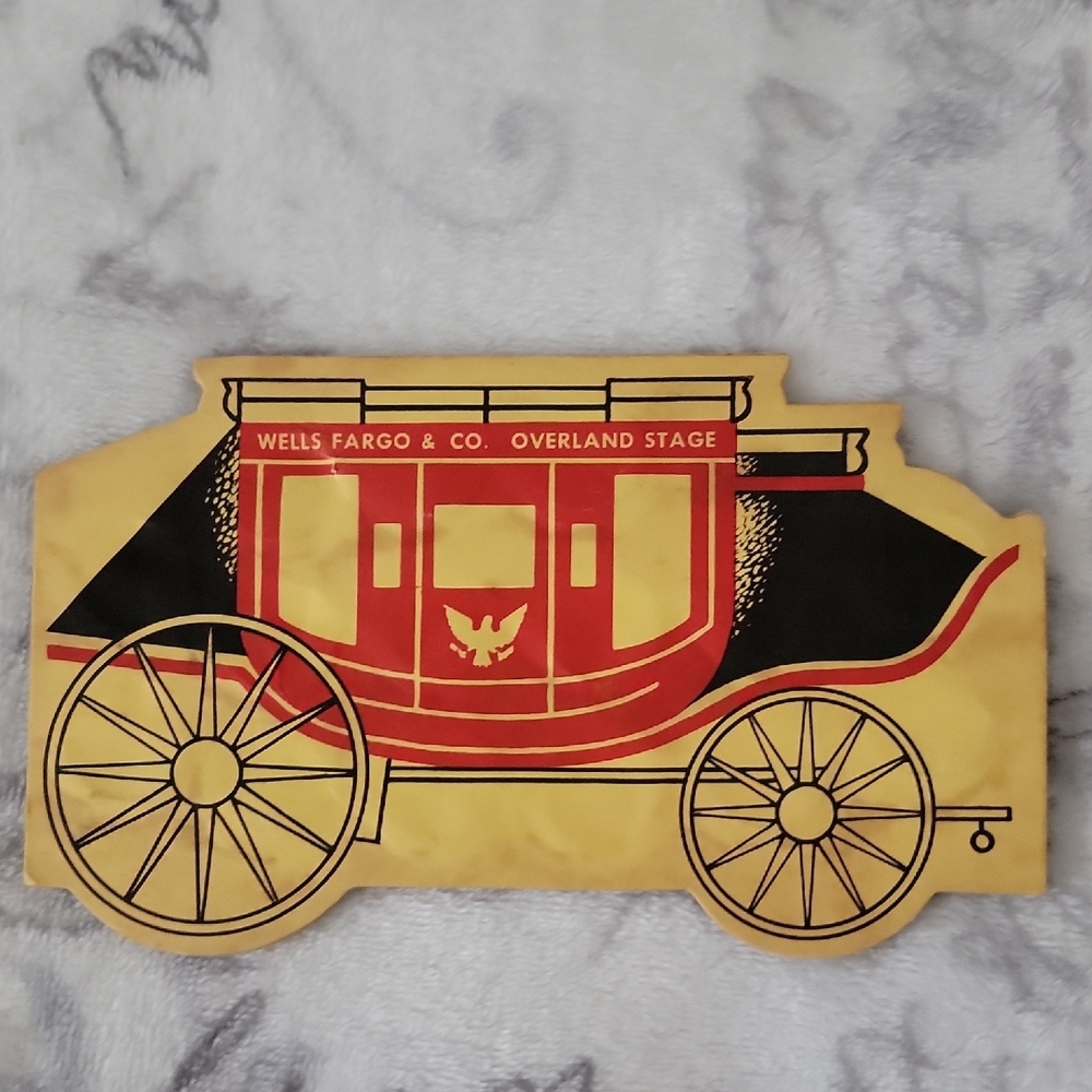 VTG, Stagecoach Wall Accent in Red and Black